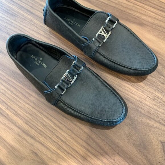 Louis Vuitton Men's Hockenheim Black Leather Loafers - Picture 3 of 9